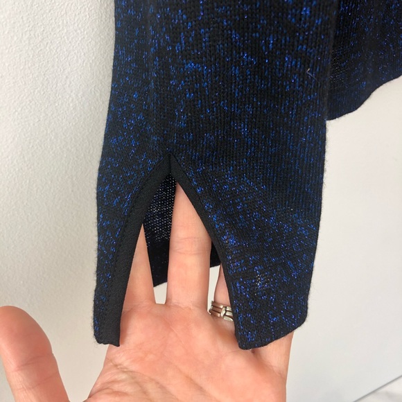 Sanctuary Sienna Blue Metallic Top NWT Size M - Picture 4 of 9